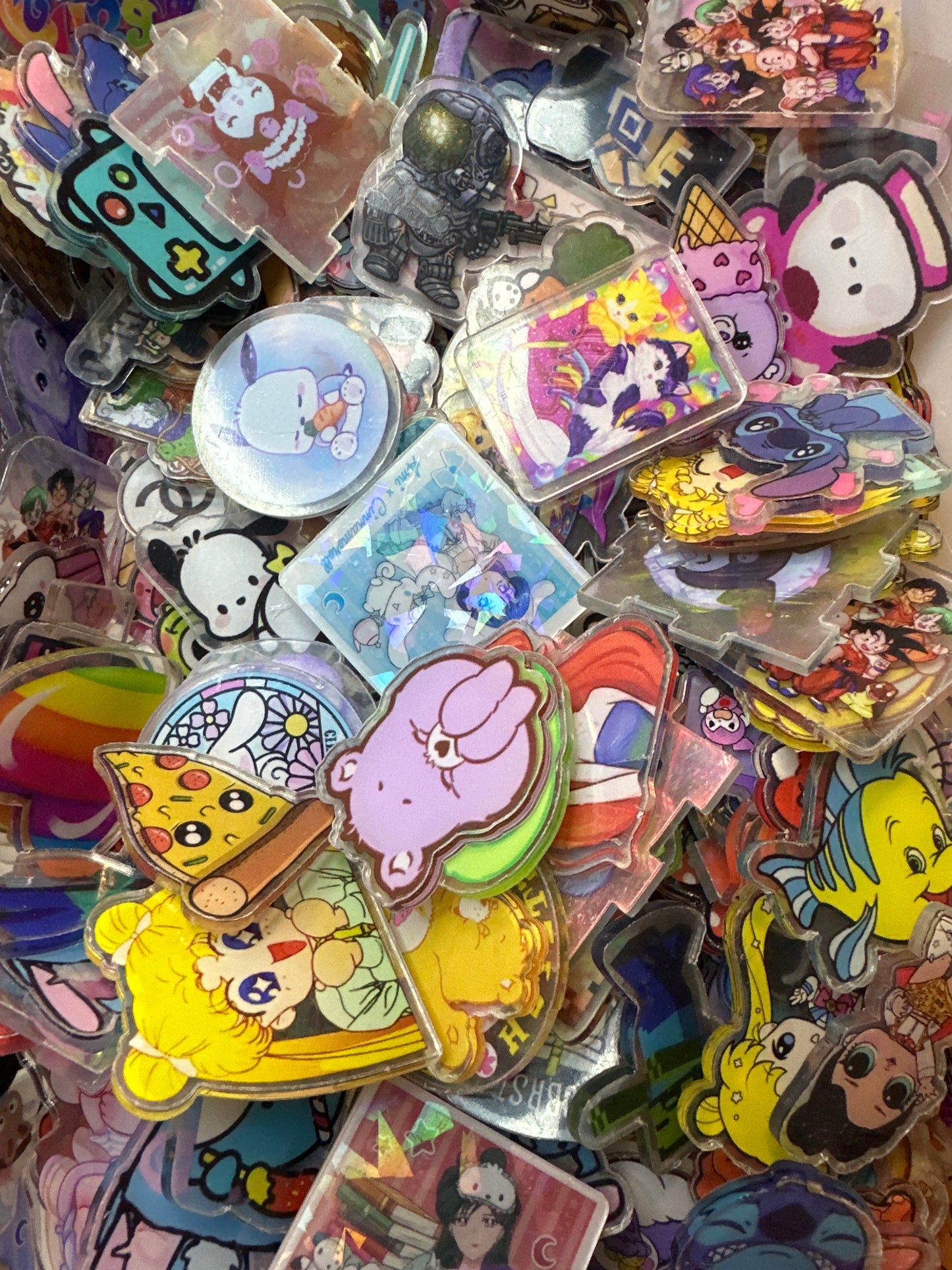 Acrylics by the scoops