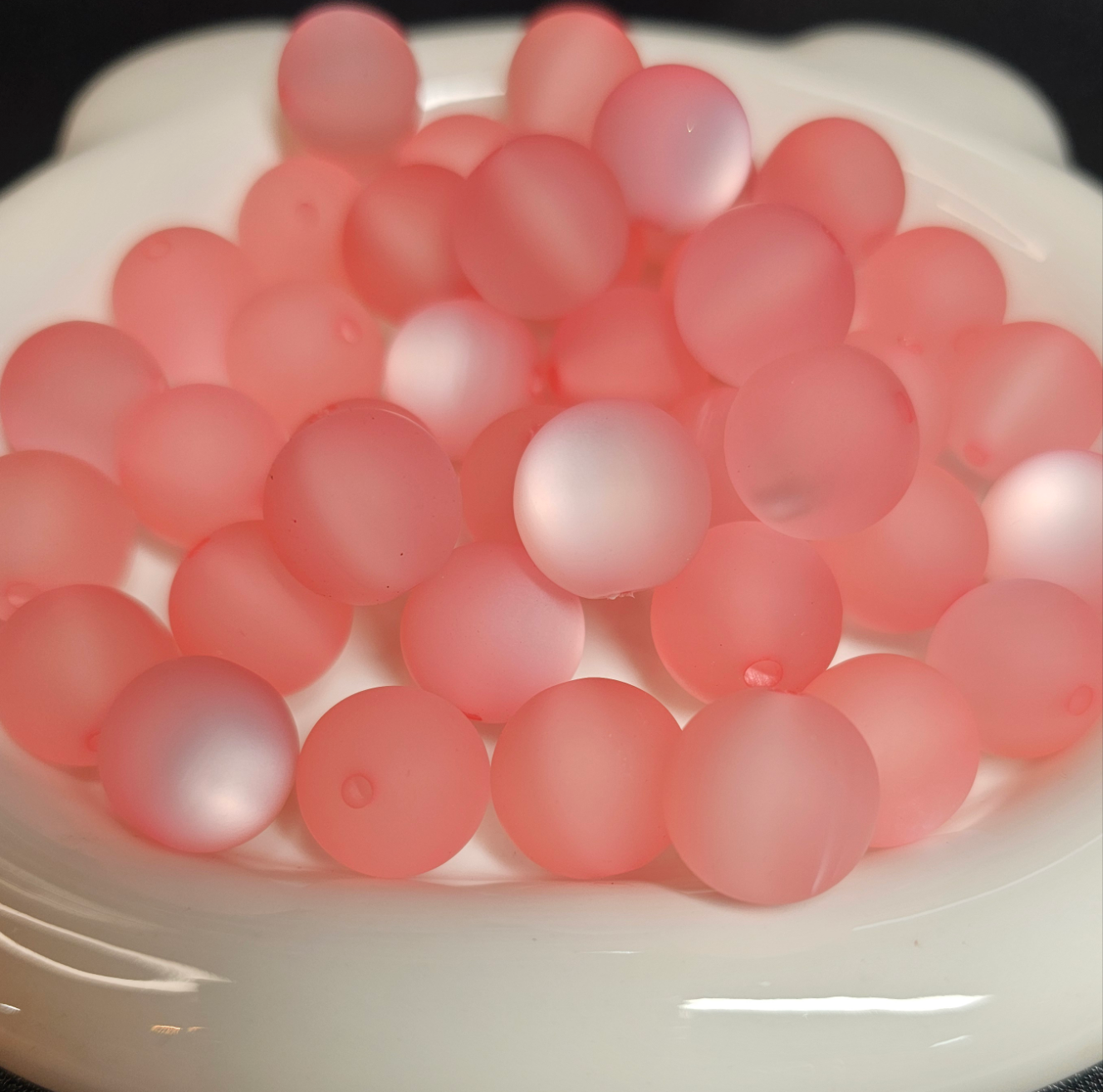 Frosted Cateye Beads (16mm)