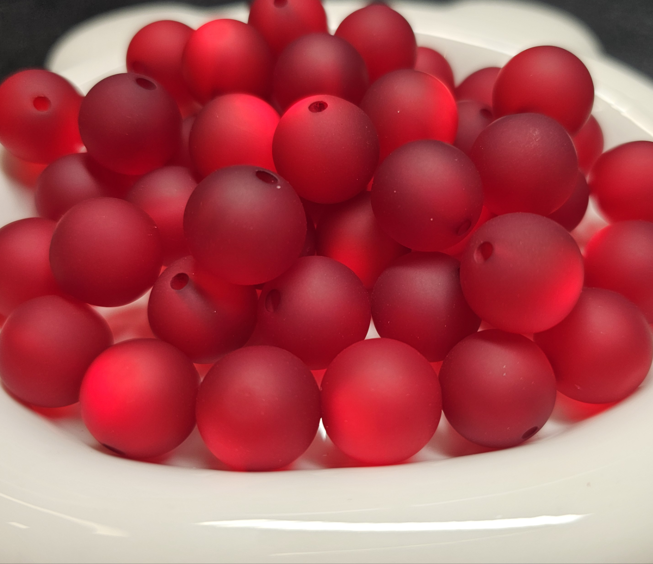 Frosted Cateye Beads (16mm)