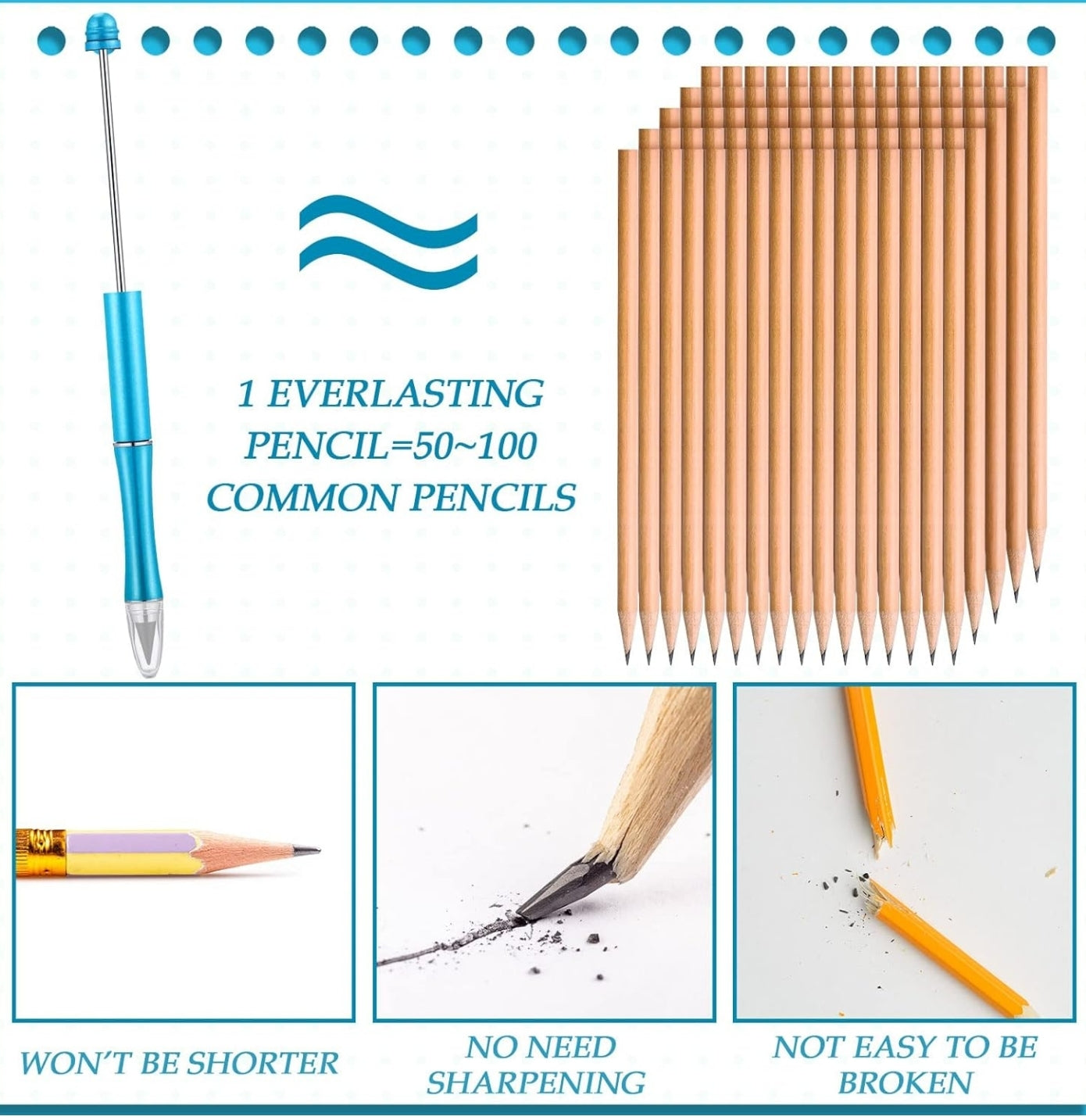 Metal Beadable Pencils