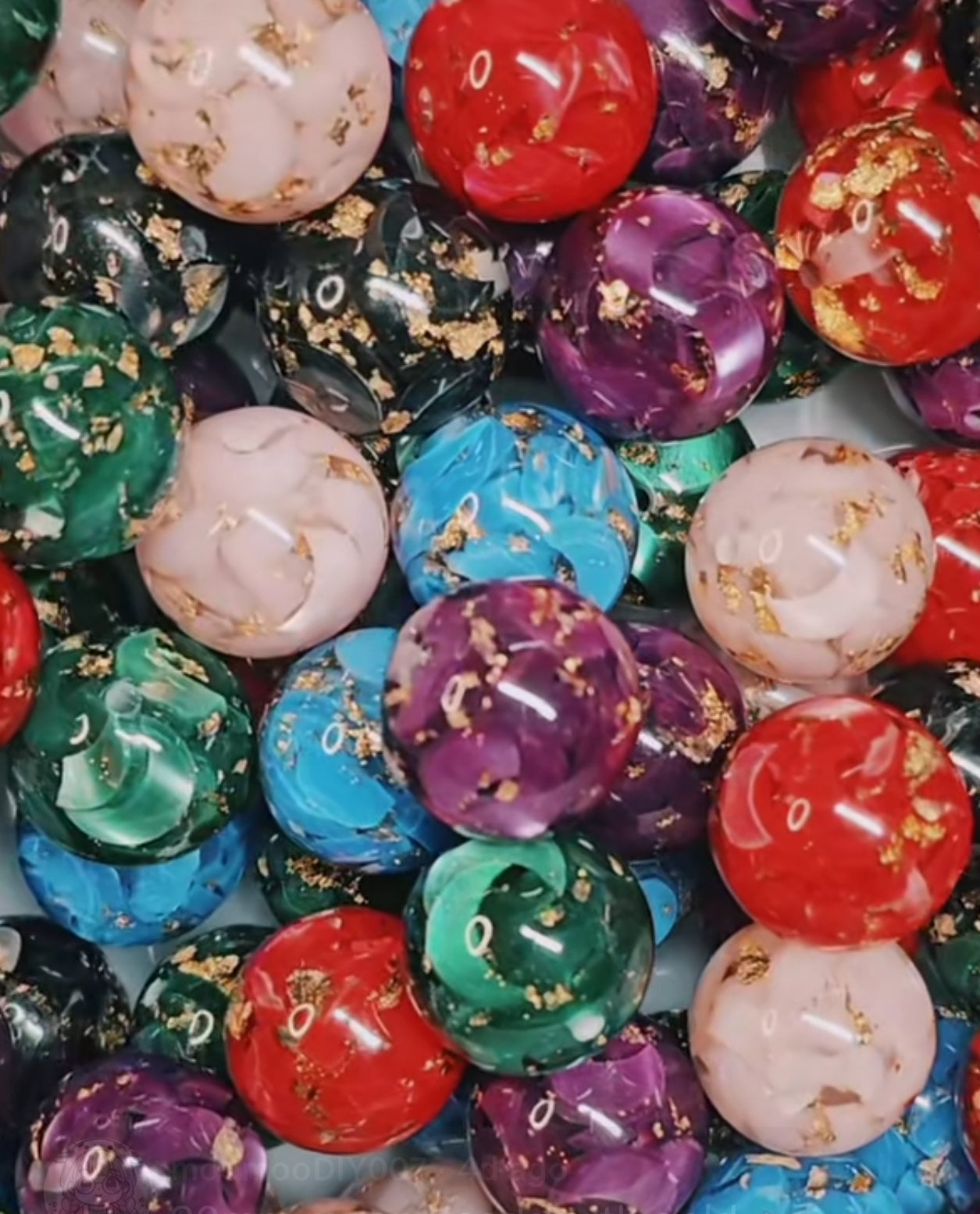 Mix Color Moon Beads (20mm)