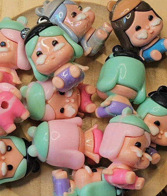 Crybaby PVC beads